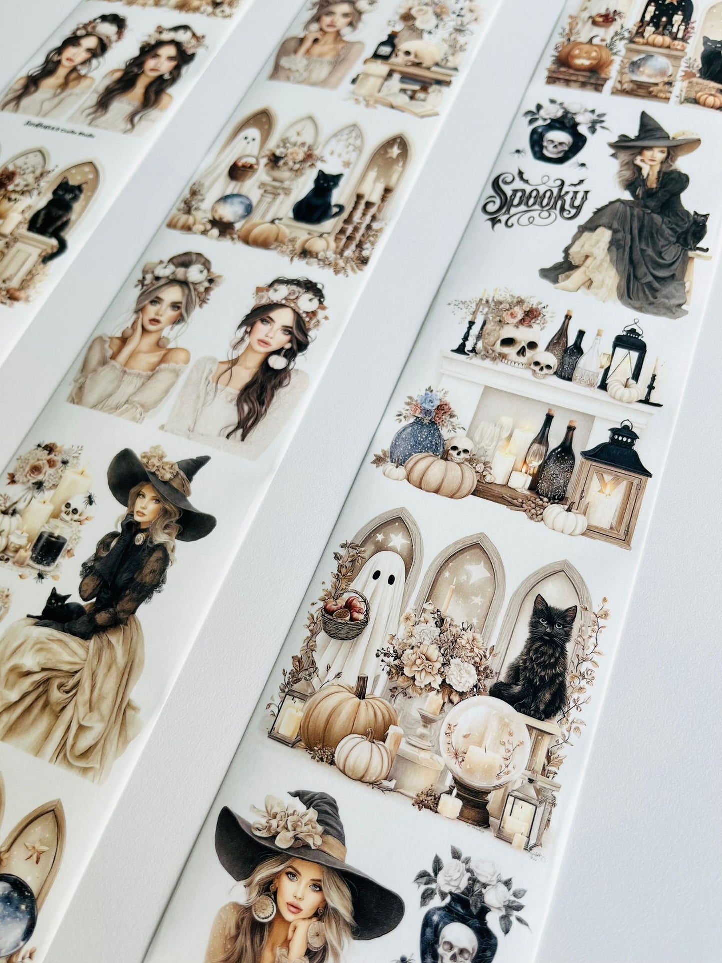 Enchanted Autumn | Washi Paper | White Background Tape
