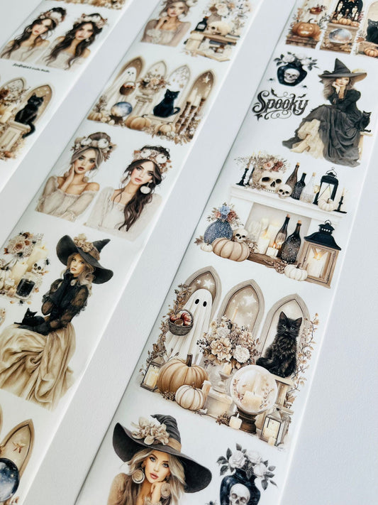 Enchanted Autumn | Washi Paper | White Background Tape