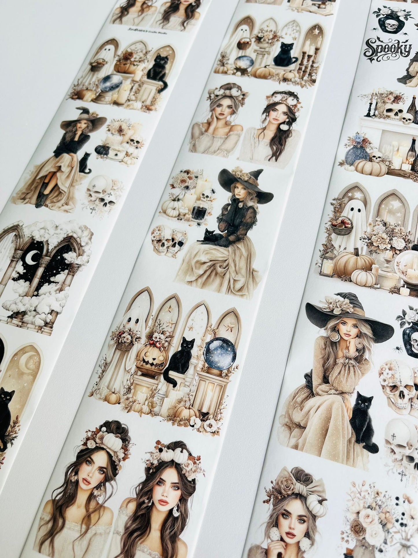 Enchanted Autumn | Washi Paper | White Background Tape