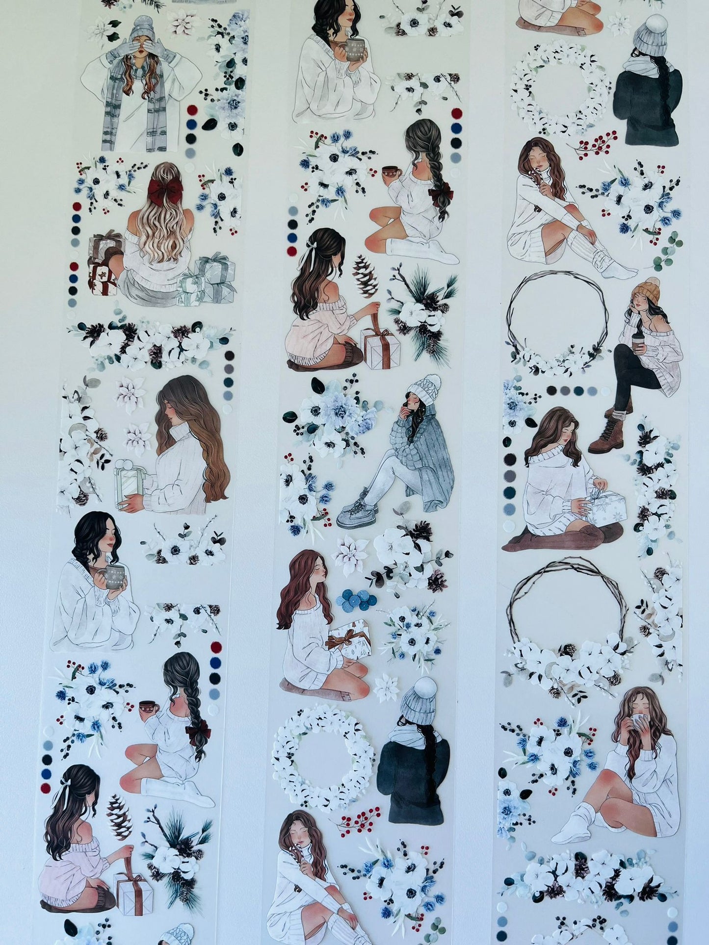 Winter Muse | Matt PET Tape for Scrapbook & Journaling