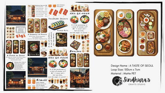 A Taste of Seoul | Matte PET Tape