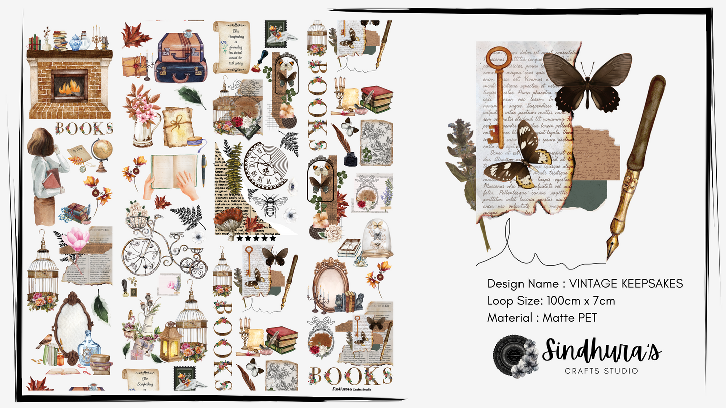 Vintage Keepsakes | Matte PET Tape