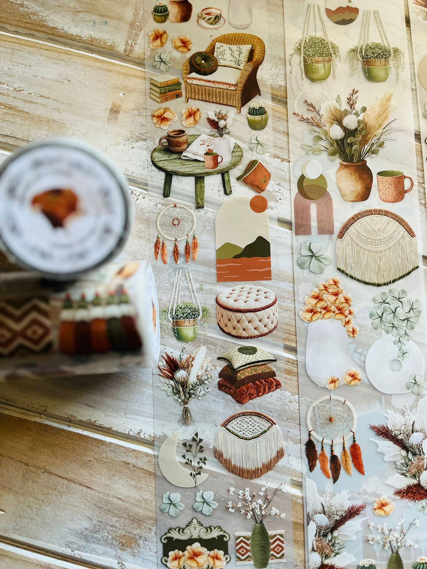 Nomadic Hues | Matte PET Tape