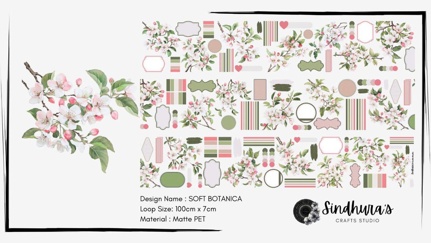 Soft Botanica | Matte PET Tape