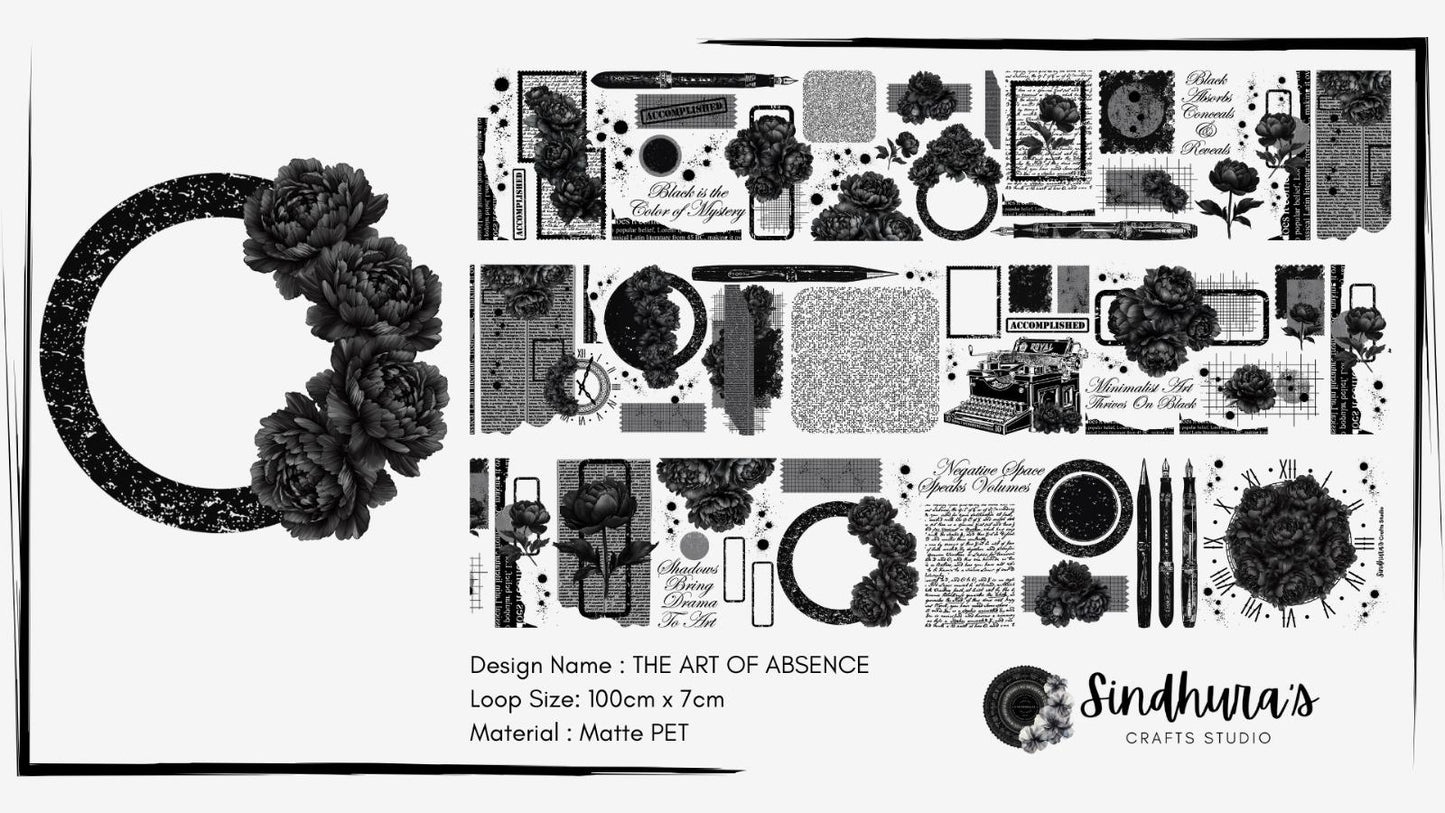 The Art of Absence | Matte PET Tape