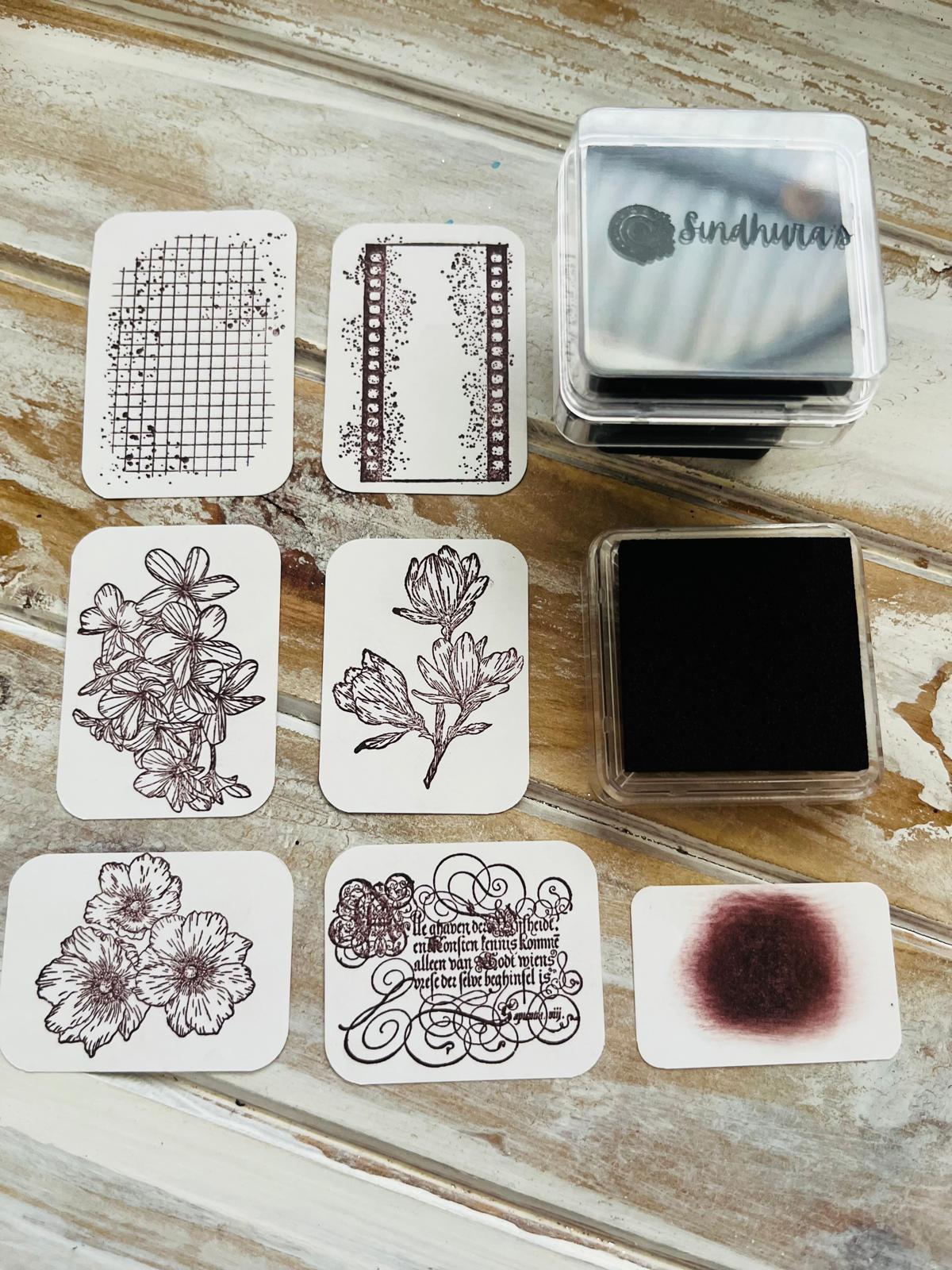 Rich Brown Ink Pad - Deep Earthy Tones for Journaling & Stamping