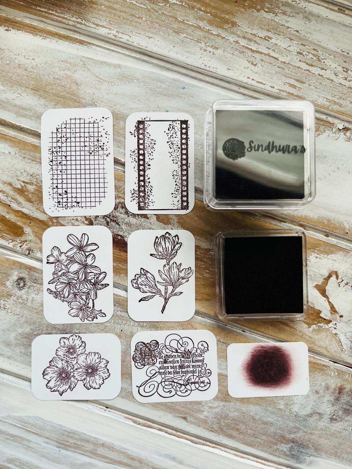 Rich Brown Ink Pad - Deep Earthy Tones for Journaling & Stamping