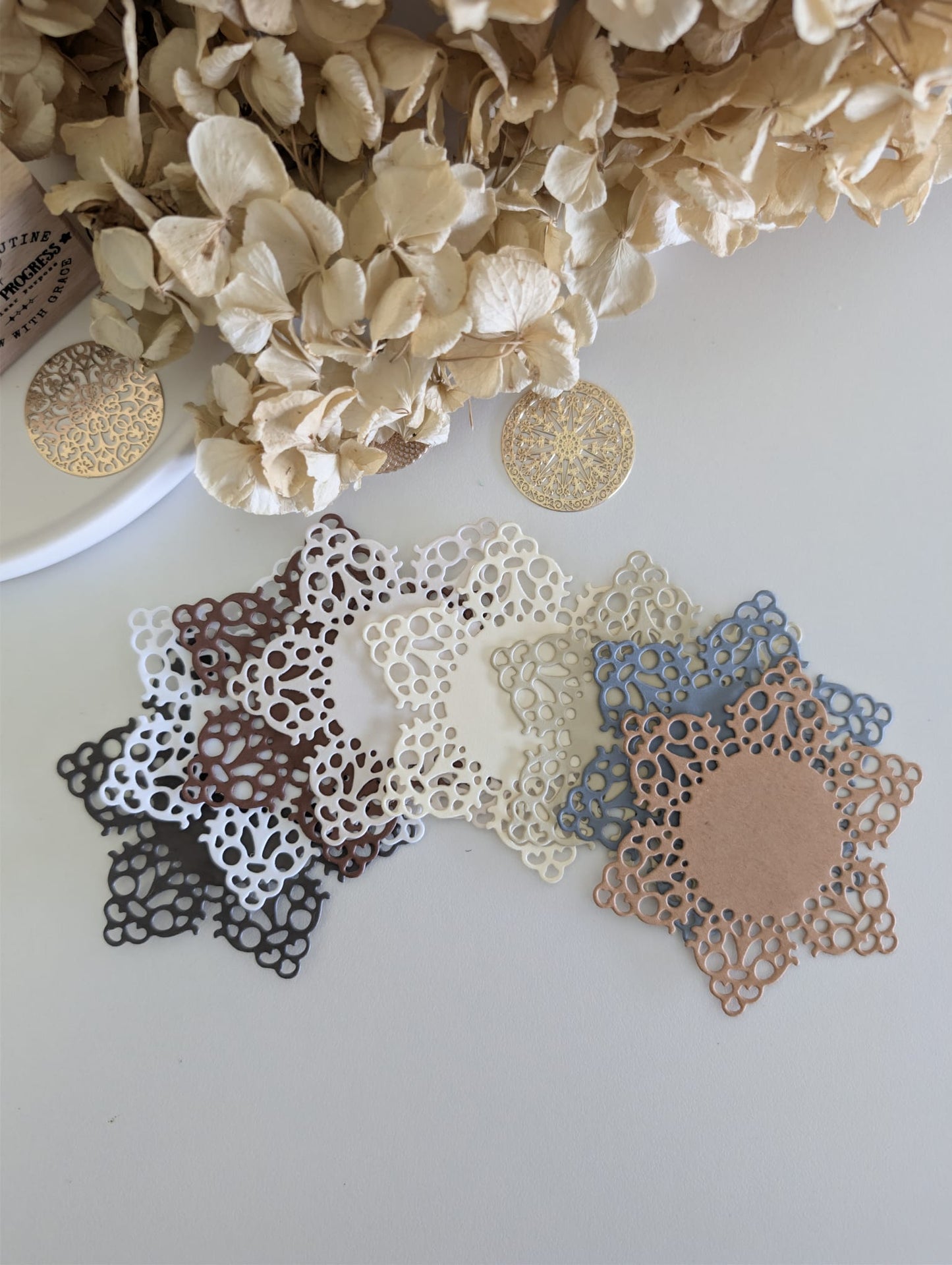 Vintage Lace Star Die Cuts | Journaling & Scrapbooking