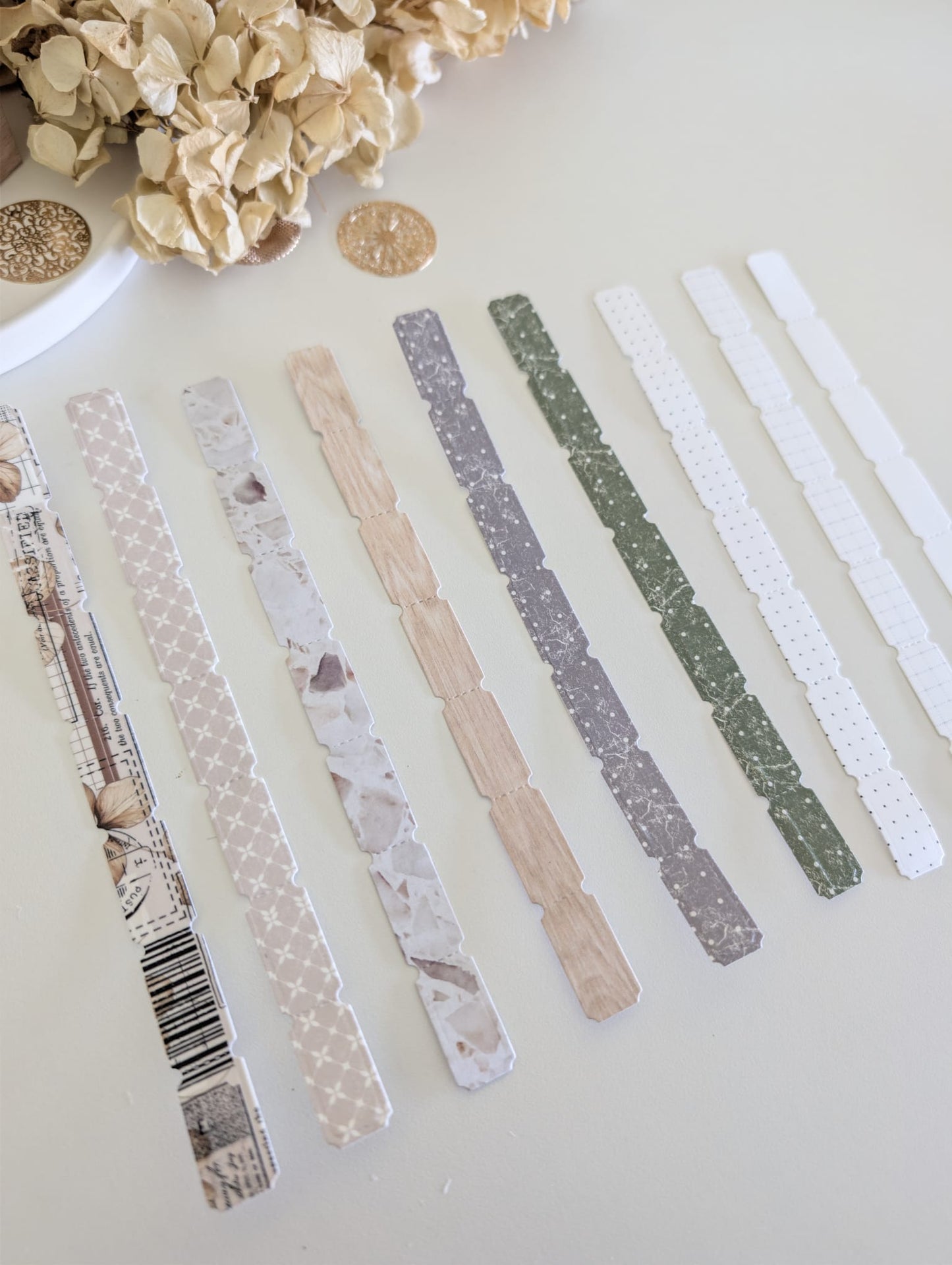 Minimal Index Tabs for Journals & Planners | 180 GSM Cardstock