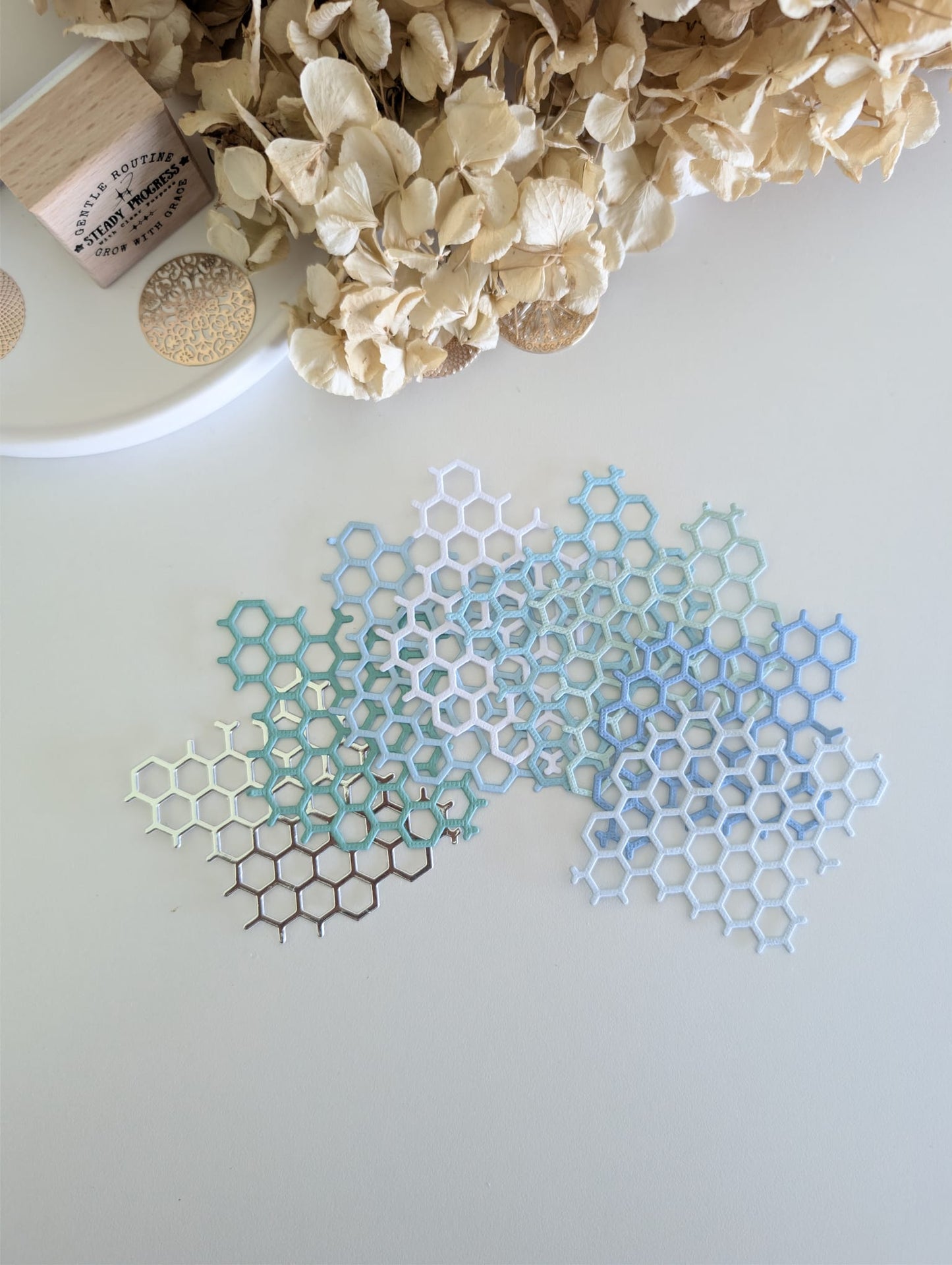 Honeycomb Background Die Cuts | Journaling & Scrapbooking
