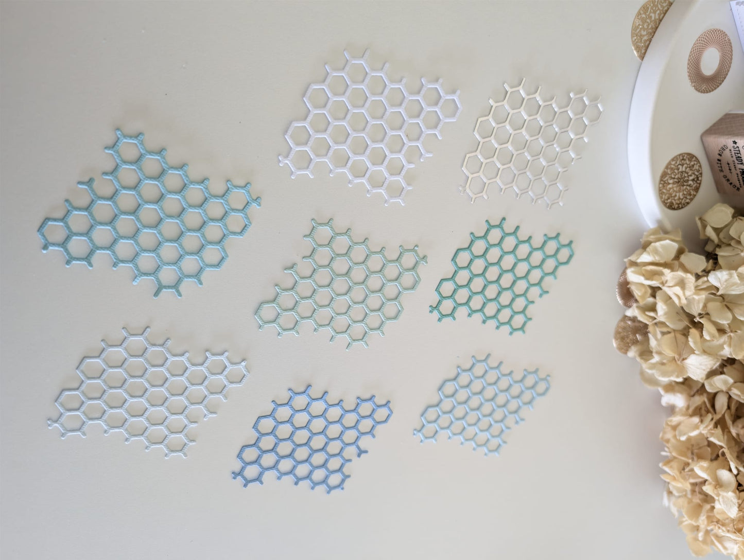 Honeycomb Background Die Cuts | Journaling & Scrapbooking