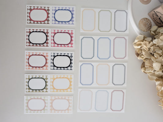 Journaling Frame Cards | 180 GSM Cardstock (Home Printed)