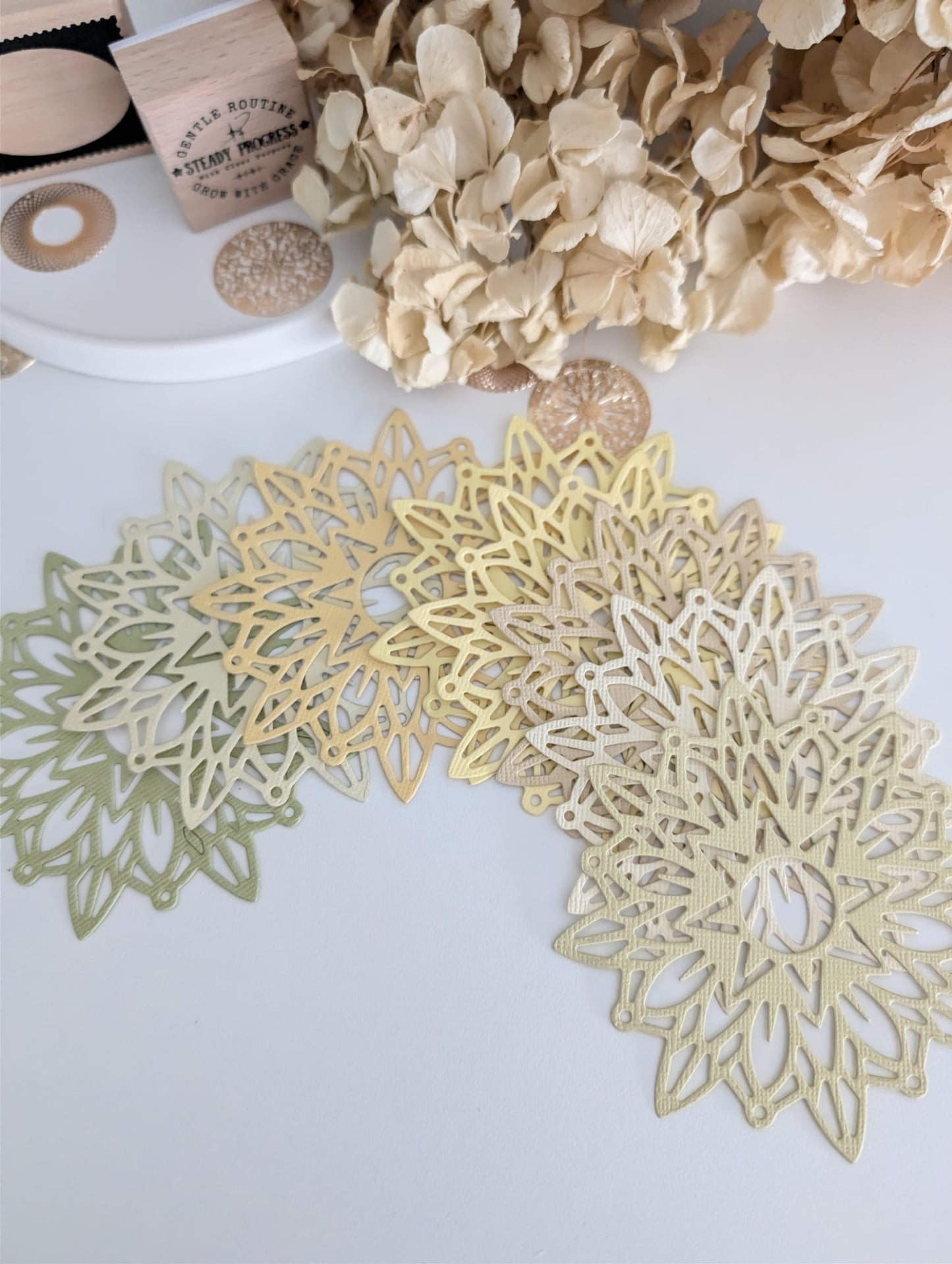 Sunburst Frame Die Cuts | 160 GSM Cardstock (Handmade)