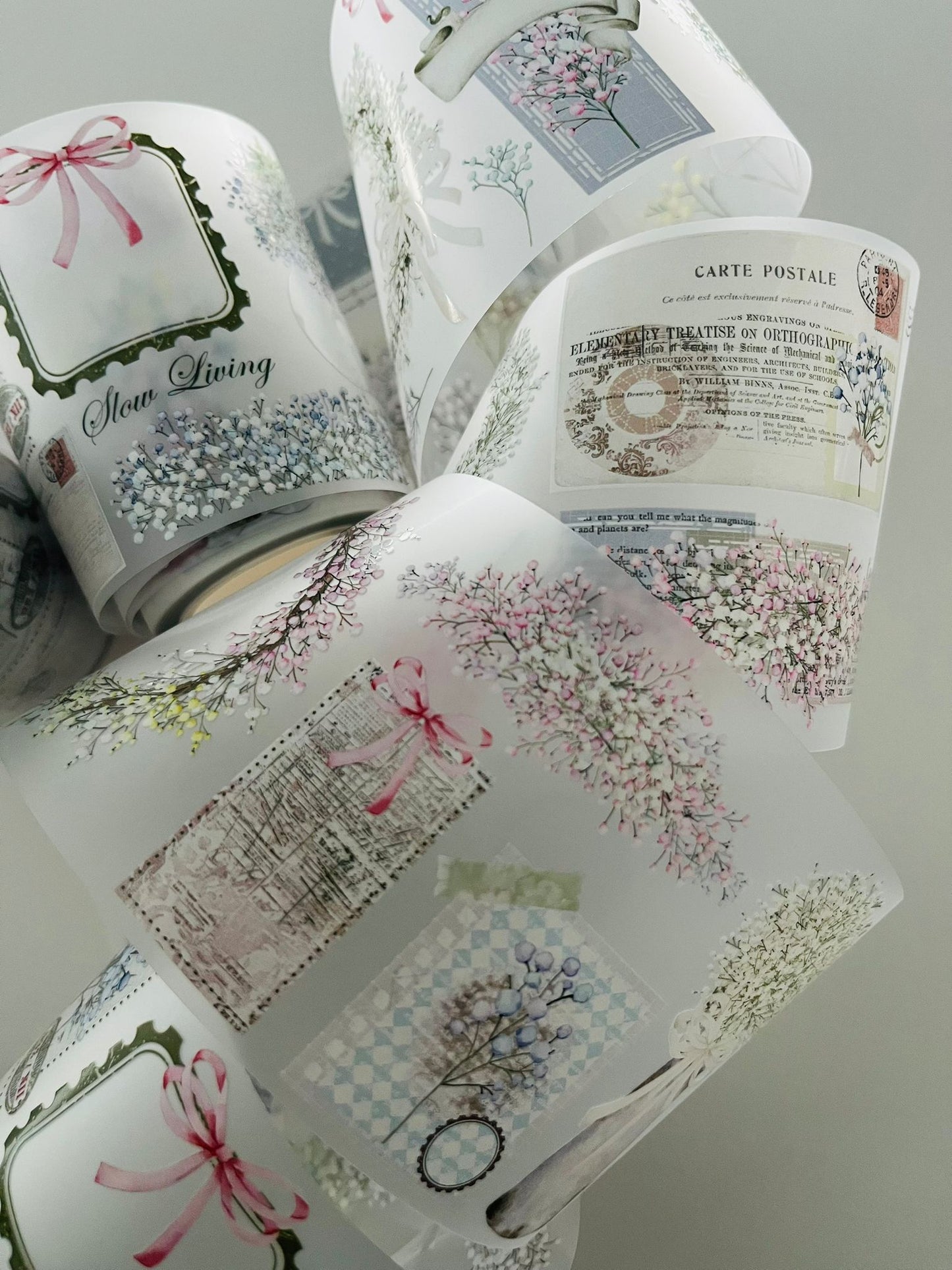Cottage Correspondence | Matt PET Tape for Scrapbook & Journaling