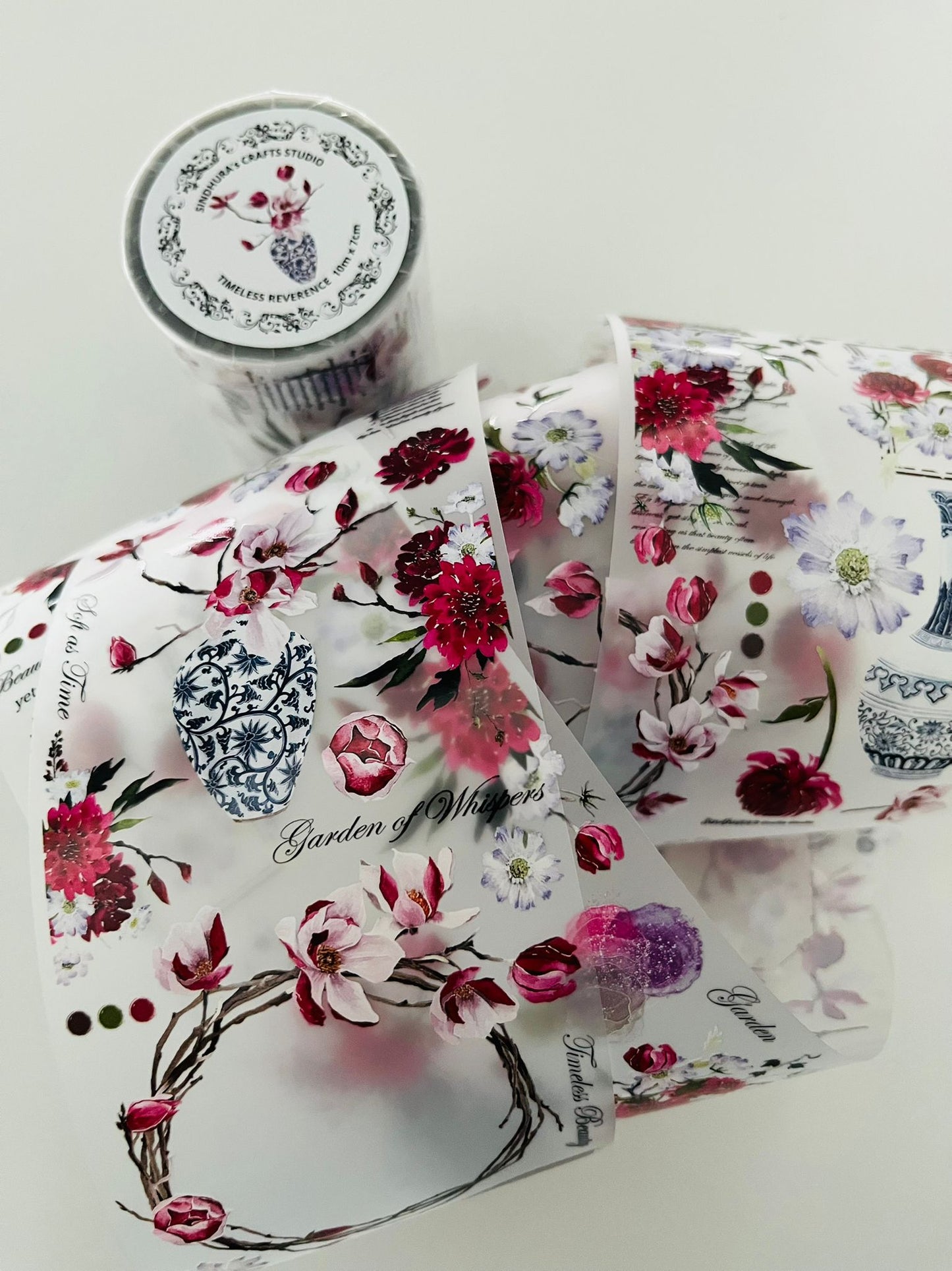 Timeless Reverence | Matt PET Tape for Scrapbook & Journaling