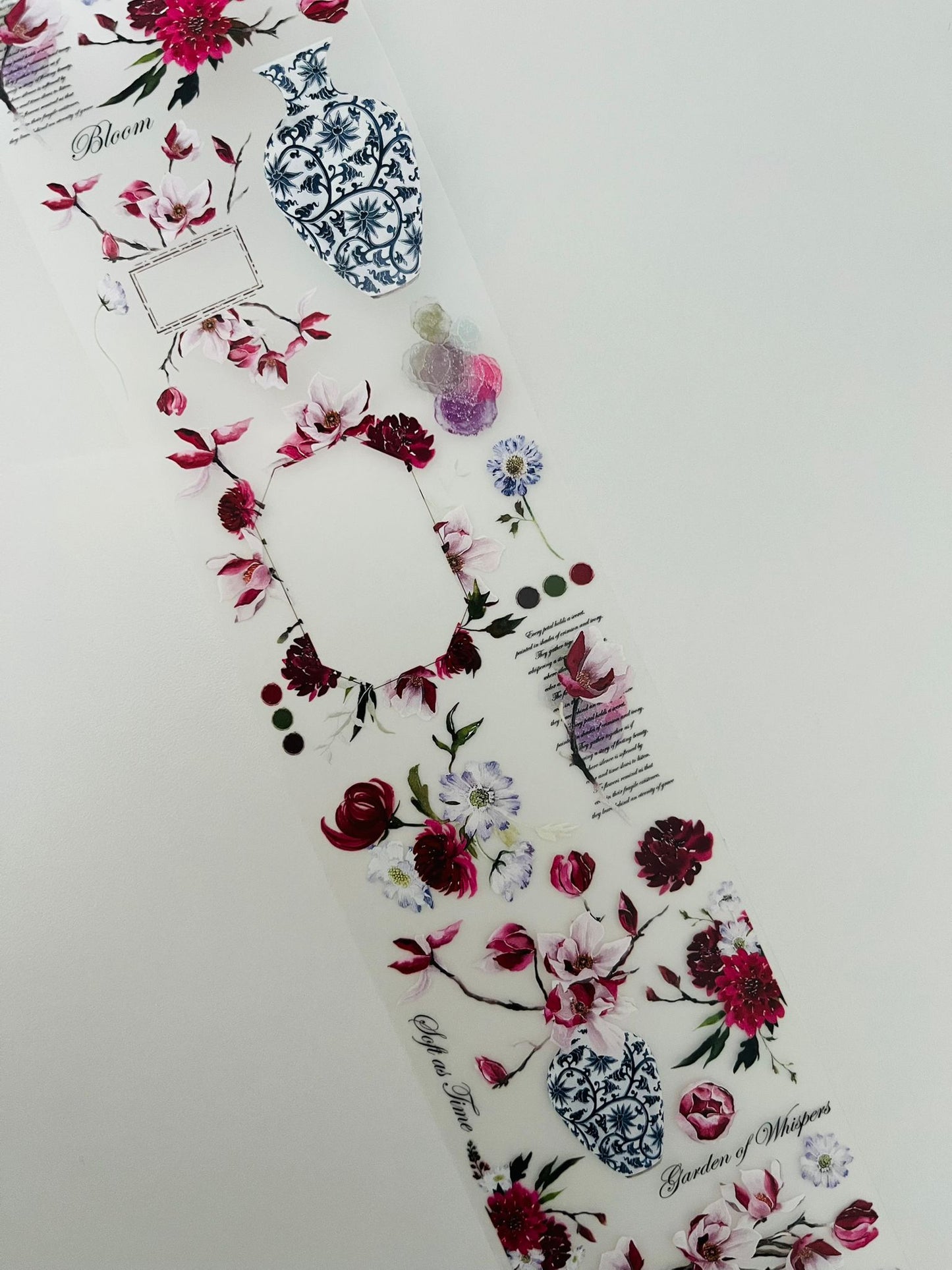 Timeless Reverence | Matt PET Tape for Scrapbook & Journaling