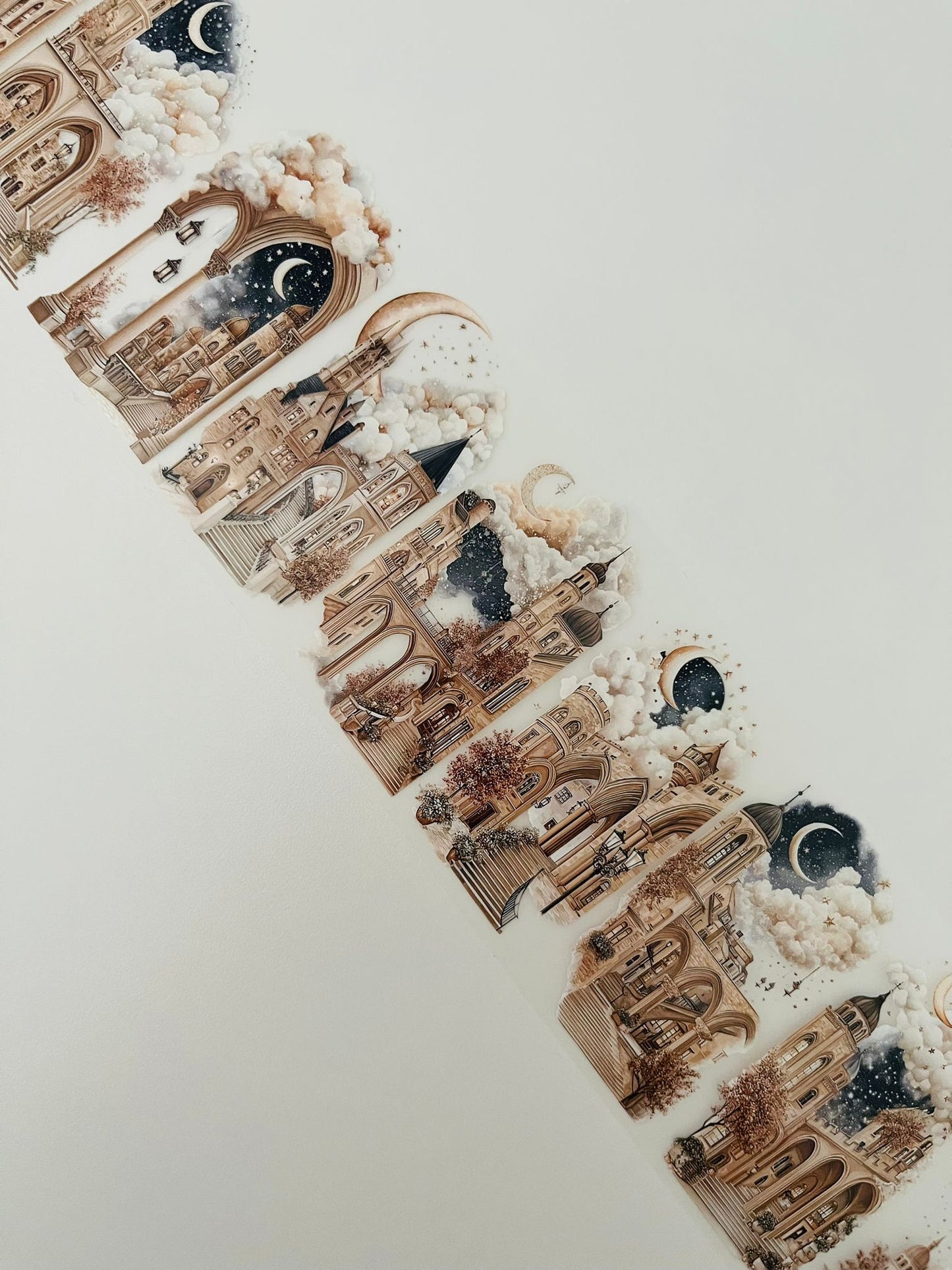 Under the Silent Moon | Matt PET Tape for Scrapbook & Journaling