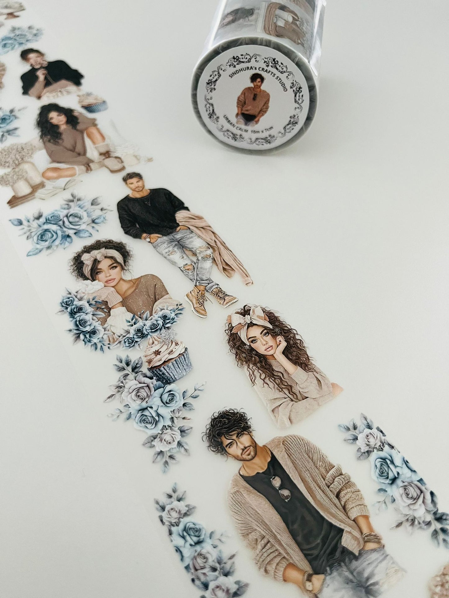 Urban Calm | Matt PET Tape for Scrapbook & Journaling