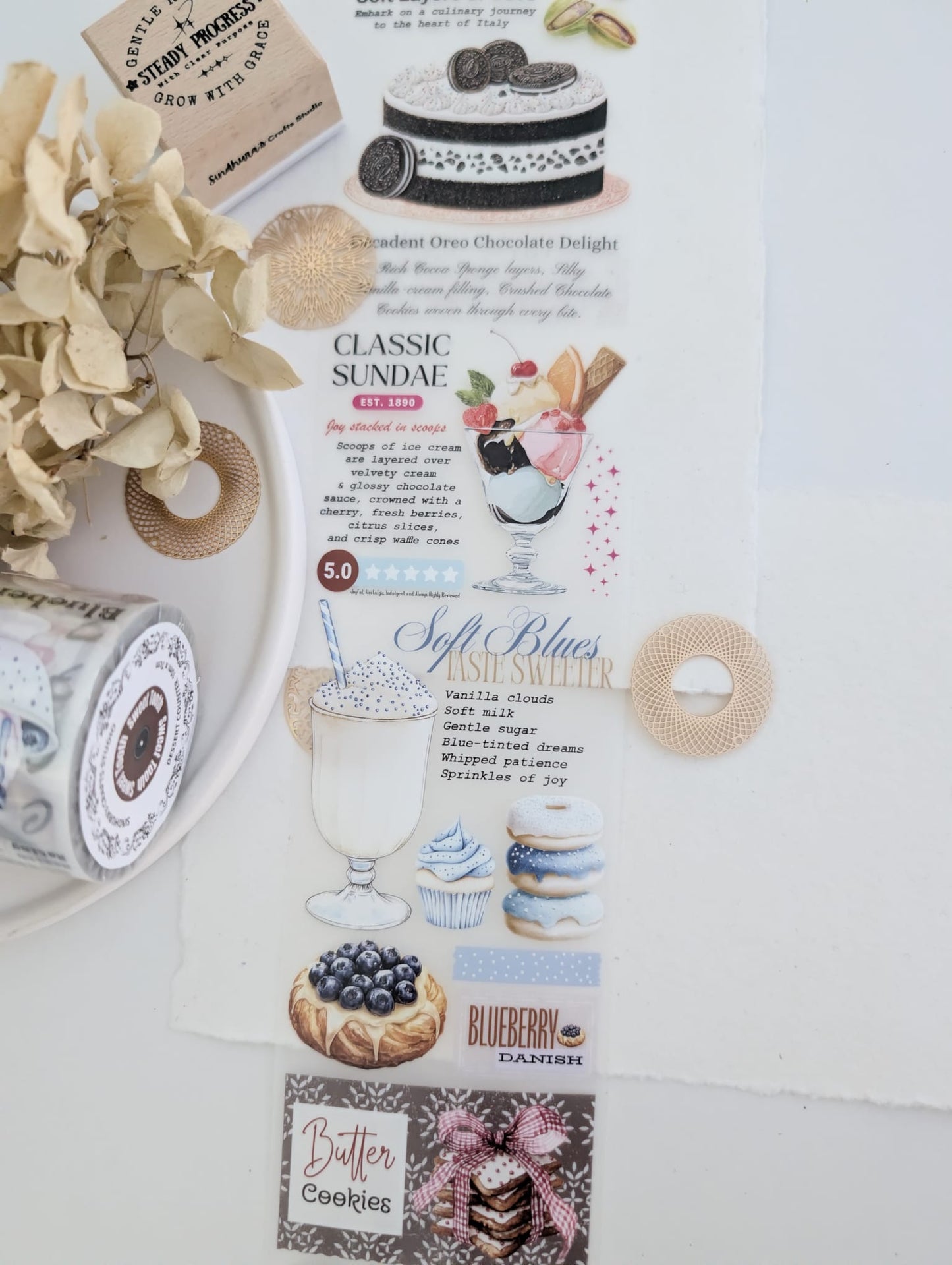 Dessert Counter | Sweet Treats Matte PET Tape