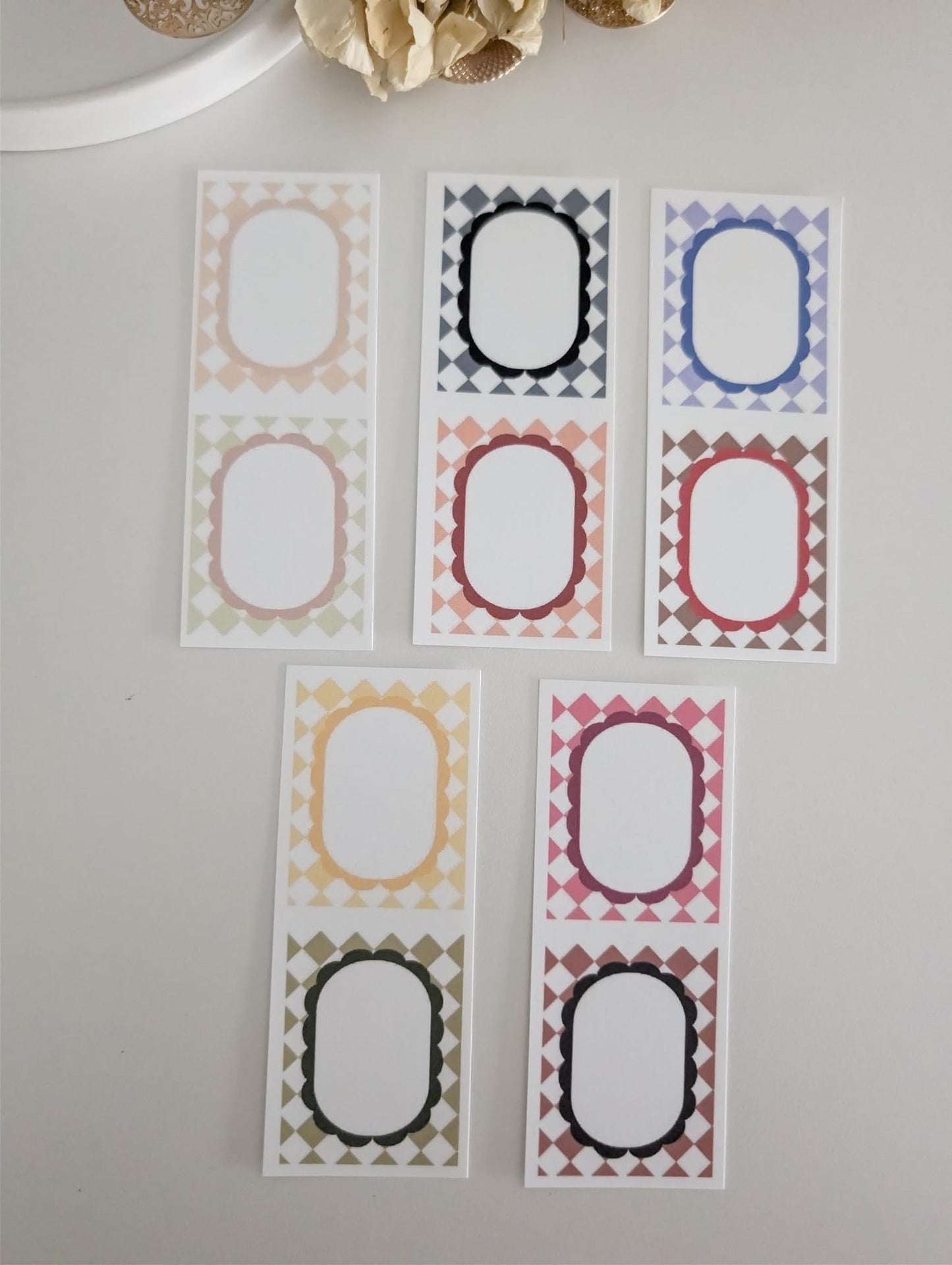 Journaling Frame Cards | 180 GSM Cardstock (Home Printed)