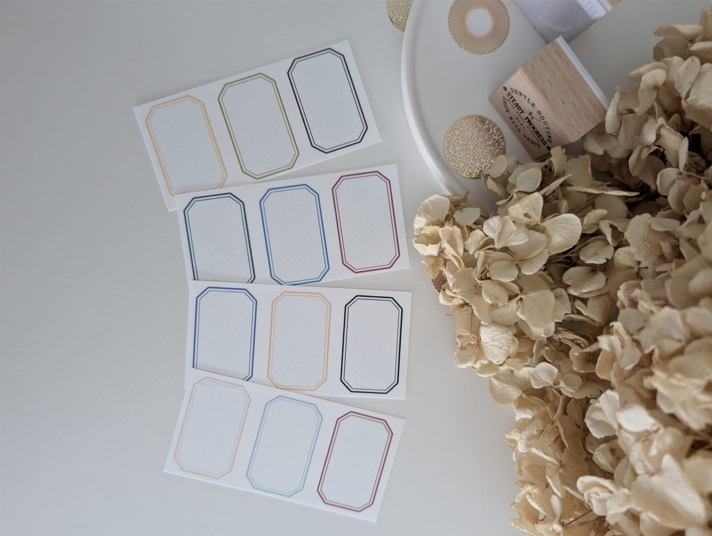 Journaling Frame Cards | 180 GSM Cardstock (Home Printed)