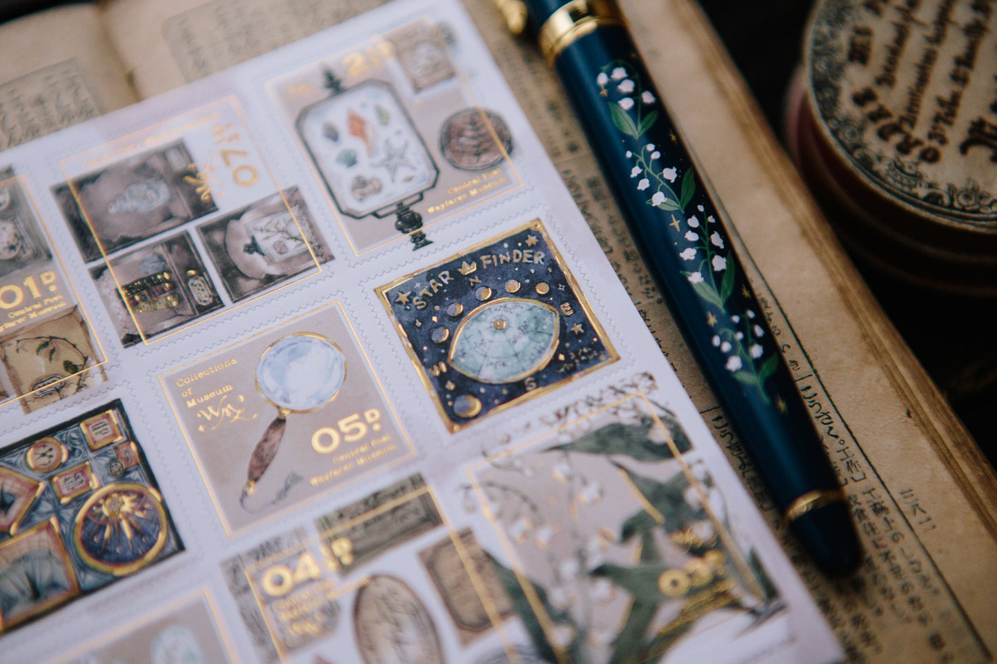 Collection of Museum Stamp Sticker Set | OURS Studio