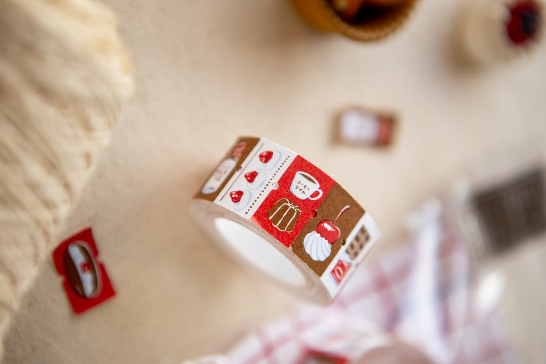 Afternoon Tea Time Label Sticker Roll | OURS Studio