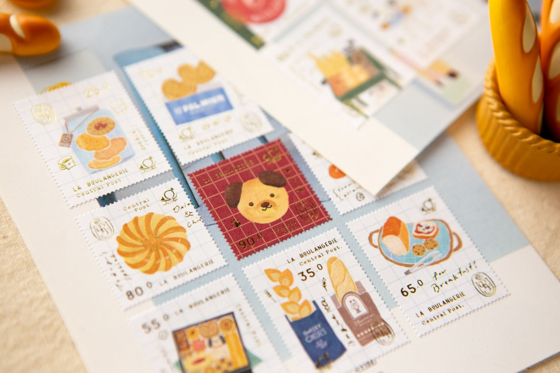 Bakery Cheers Stamp Sticker Set | OURS Studio