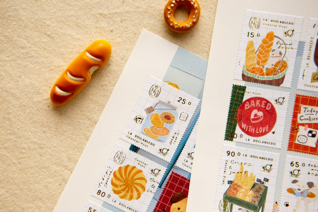 Bakery Cheers Stamp Sticker Set | OURS Studio